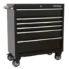 Sealey PTB93006 Rollcab 6 Drawer 930mm Heavy-Duty Black