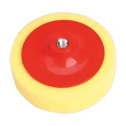 Sealey PTC/CH/M14-Y Buffing & Polishing Foam Head Ø150 X 50mm M14 X 2mm Yellow/Coarse