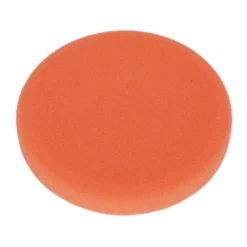 Sealey PTCCHV150O Buffing & Polishing Foam Head Hook-and-Loop Ø150 X 25mm Orange/Firm