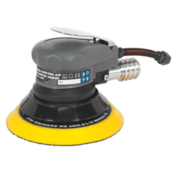 Sealey SA09 Air Palm Orbital Sander Ø150mm Dust-Free