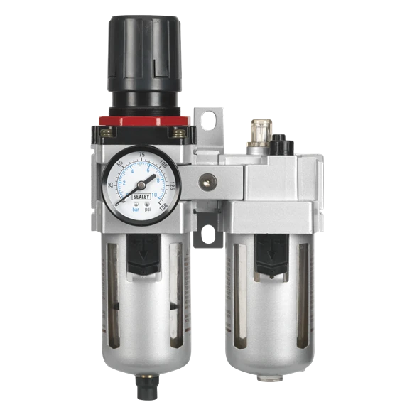 Sealey SA4001 Air Filter/Regulator/Lubricator - High Flow 2 Sealey SA4001 Air Filter/Regulator/Lubricator - High Flow - Image 2