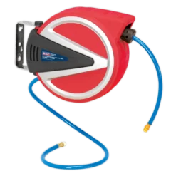 Sealey SA812 Retractable Air Hose Reel 12m Ø6.5mm ID - PU Hose