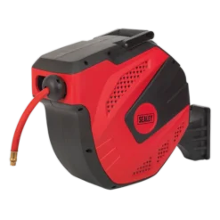 Sealey SA822 Air Hose Reel Auto-Rewind Control 15m Ø10mm ID - Rubber Hose