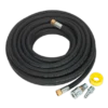 Sealey AHK04 Air Hose Kit 15m X Ø13mm High Flow With 100 Series Adaptors