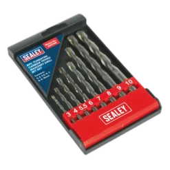 Sealey AK5708 Tungsten Carbide Tipped Masonry Drill Bit Set 8pc