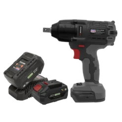 Sealey CP20VPIWKIT Brushless Impact Wrench Kit 1/2"Sq Drive 700Nm 20V - 2 Batteries