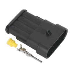 Sealey SSC4M Superseal Male Connector 4-Way Pack Of 3