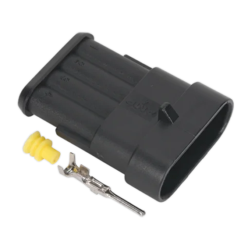 Sealey SSC4M Superseal Male Connector 4-Way Pack Of 3 -Home Tools And Supplies Store ssc4m 1