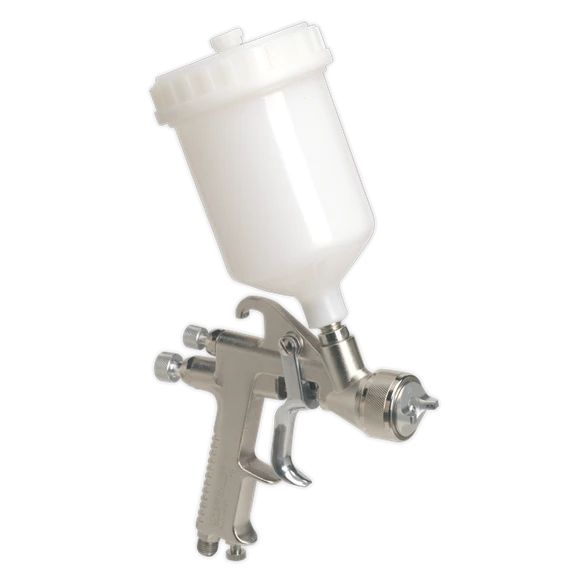 Sealey SSG5 Spray Gun Gravity Feed 2mm Set-Up 1 Sealey SSG5 Spray Gun Gravity Feed 2mm Set-Up