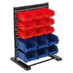 Sealey TPS1569 Bin Storage System Bench Mounting 15 Bin