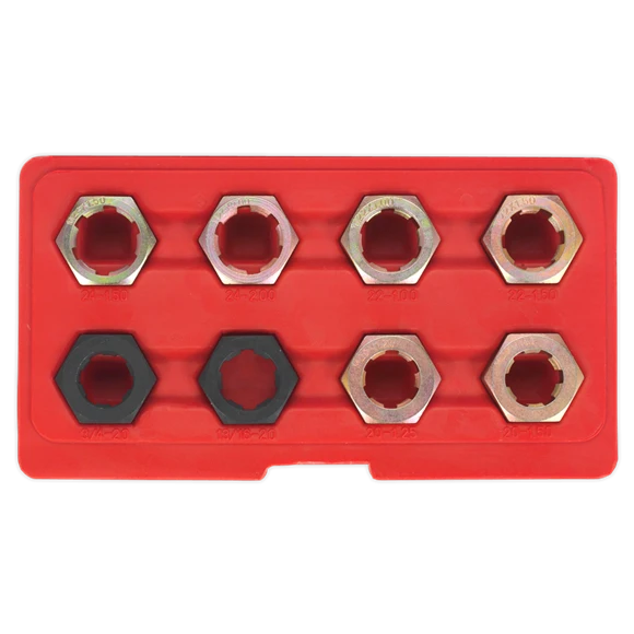 Sealey VS715 CVJ Thread Chaser Set 8pc 4 Sealey VS715 CVJ Thread Chaser Set 8pc - Image 4