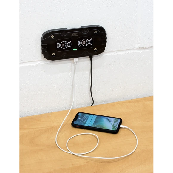 Sealey WCB2 Wireless Charging Base Double 5V-2A 5 Sealey WCB2 Wireless Charging Base Double 5V-2A - Image 5