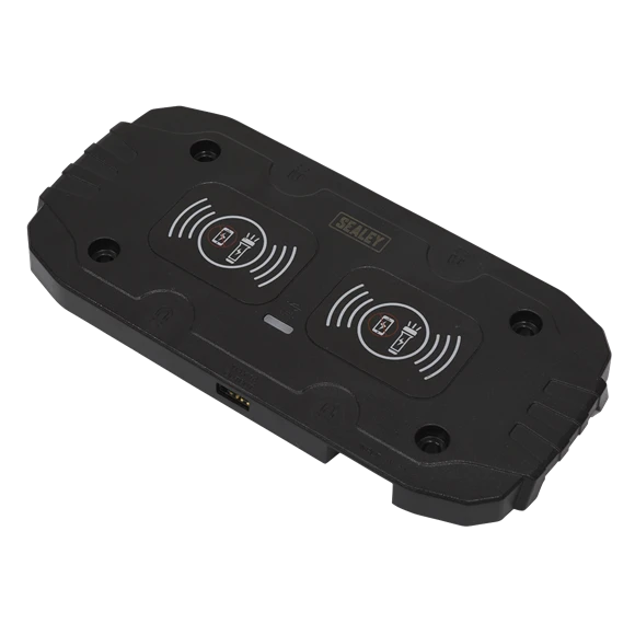 Sealey WCB2 Wireless Charging Base Double 5V-2A 2 Sealey WCB2 Wireless Charging Base Double 5V-2A - Image 2