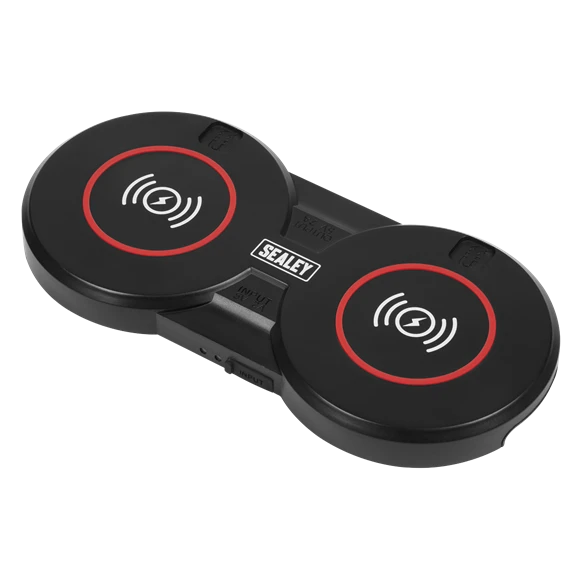 Sealey WCB4 Wireless Charging Base Double 5V-2A 4 Sealey WCB4 Wireless Charging Base Double 5V-2A - Image 4