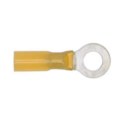 Sealey YTSR2584 Heat Shrink Ring Terminal Ø8.4mm Yellow Pack Of 25
